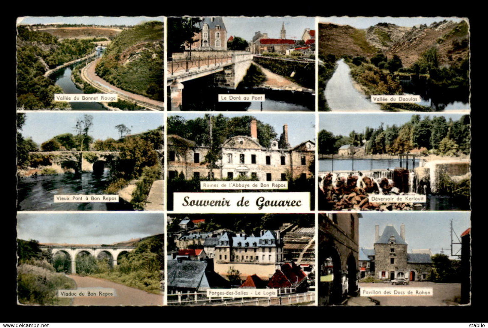 22 - GOUAREC - SOUVENIR MULTIVUES - Gouarec