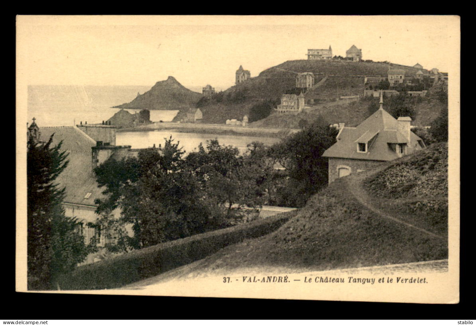 22 - VAL-ANDRE - LE CHATEAU DE TANGUY ET LE VERDELET - Pléneuf-Val-André