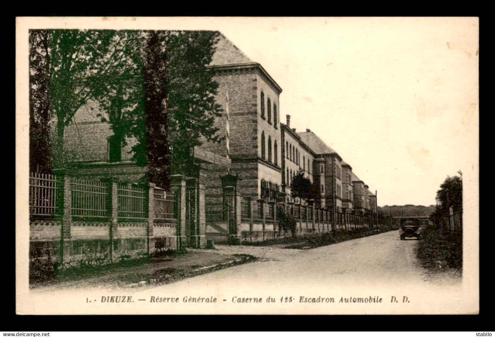 57 - DIEUZE - CASERNE DU 125E ESCADRON AUTOMOBILE - Dieuze