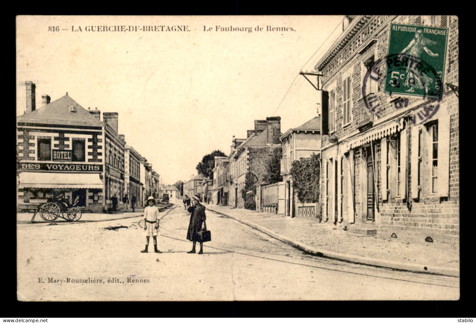 35 - LA GUERCHE-DE-BRETAGNE - LE FAUBOURG DE RENNES - La Guerche-de-Bretagne