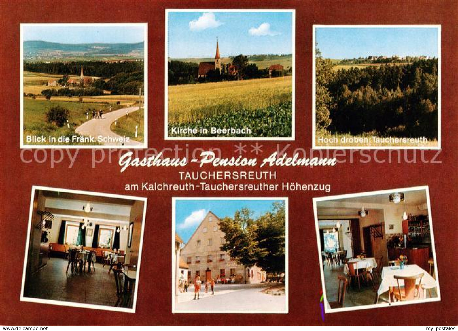 73863236 Tauchersreuth Pegnitz Panorama Fraenkische Schweiz Gasthaus Pension Ade - Lauf