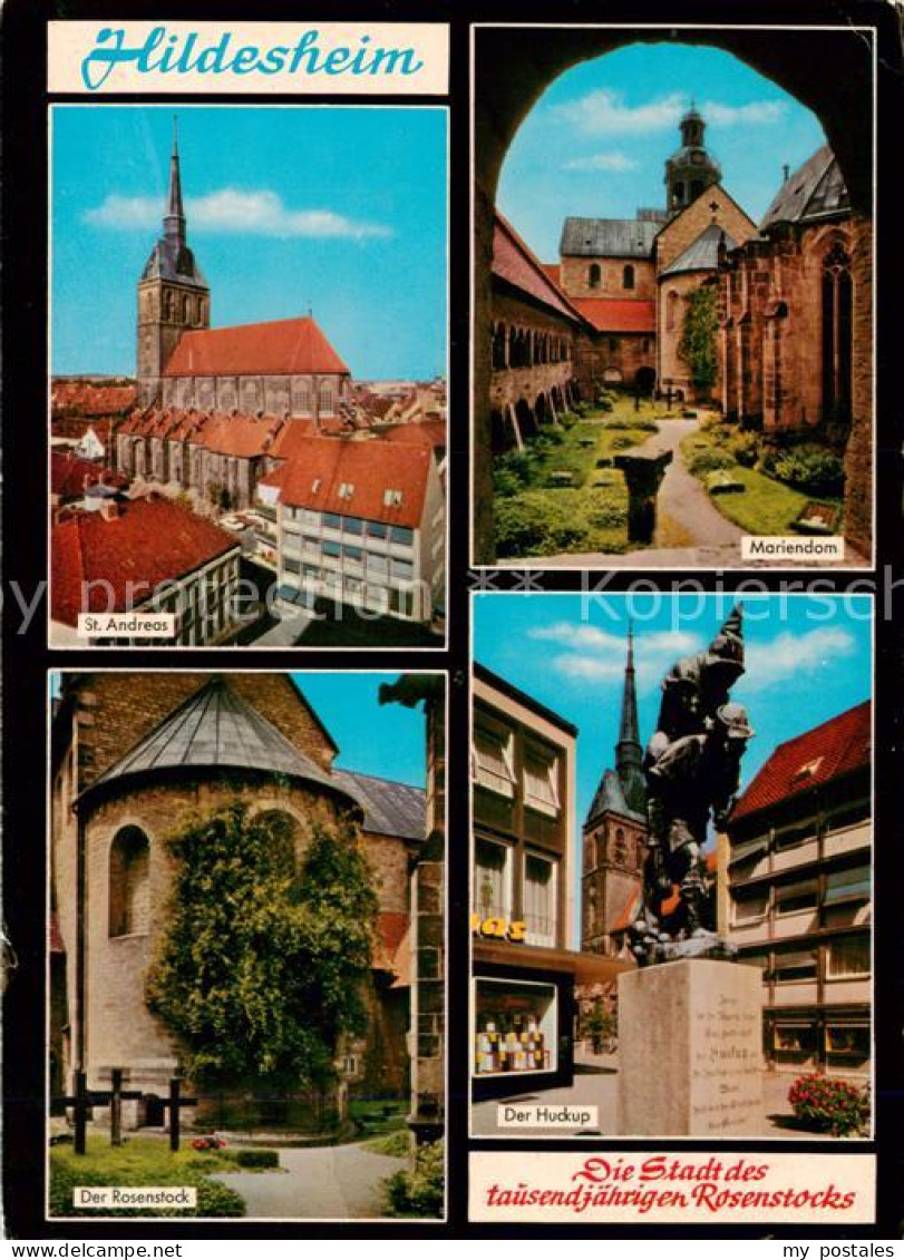 73829804 Hildesheim St Andreas Kirche Mariendom Der Rosenstock Der Huckup Hildes - Hildesheim