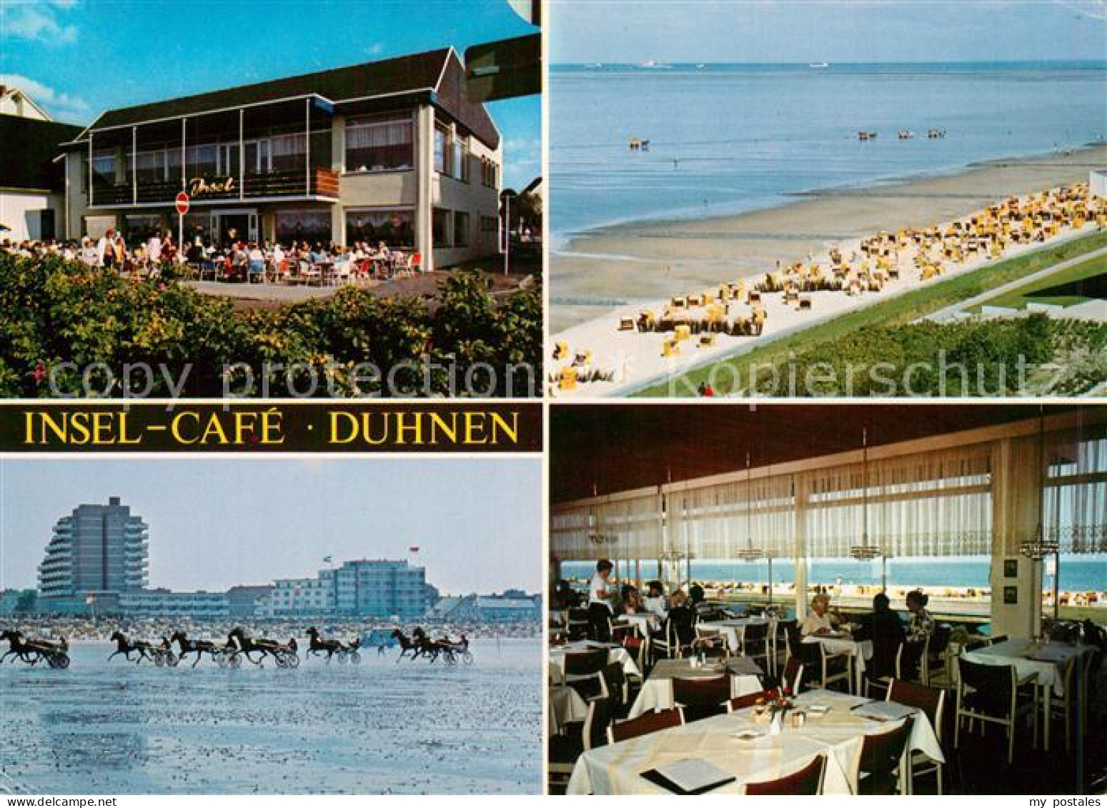 73323387 Duhnen Nordsee Insel Cafe Strand Pferderennen Im Watt Duhnen Nordsee - Cuxhaven