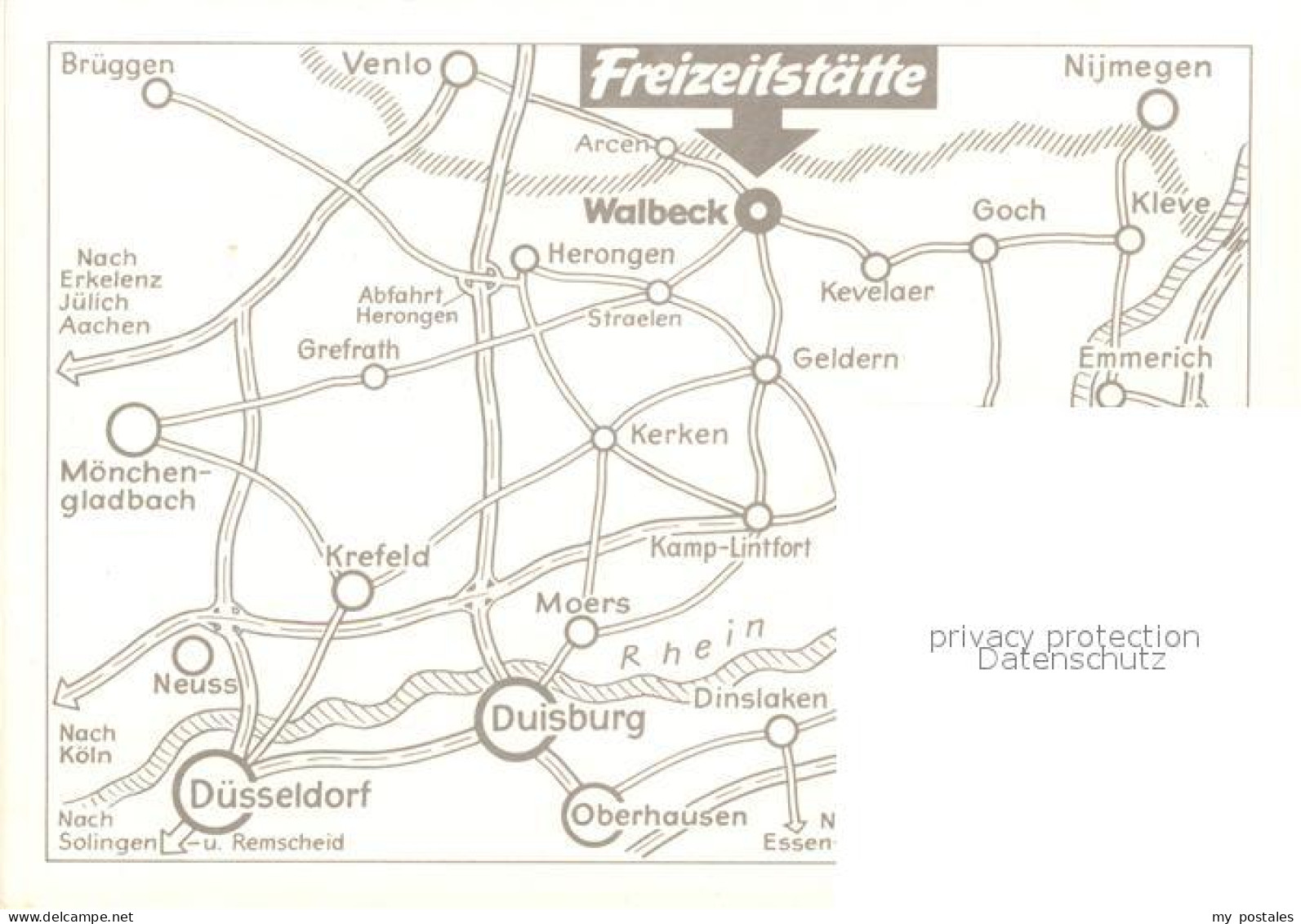 73323191 Walbeck Rheinland Freizeitstaette Fliegeraufnahme Walbeck Rheinland - Geldern