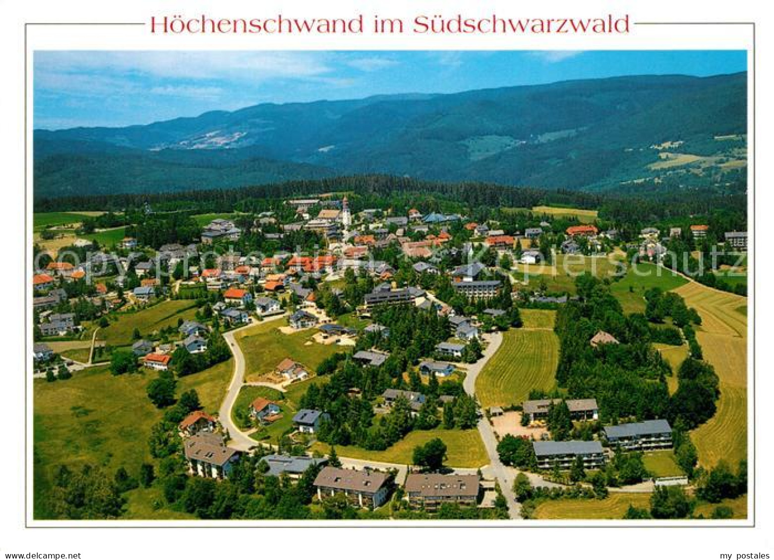 73322989 Hoechenschwand Fliegeraufnahme Hoechenschwand - Hoechenschwand