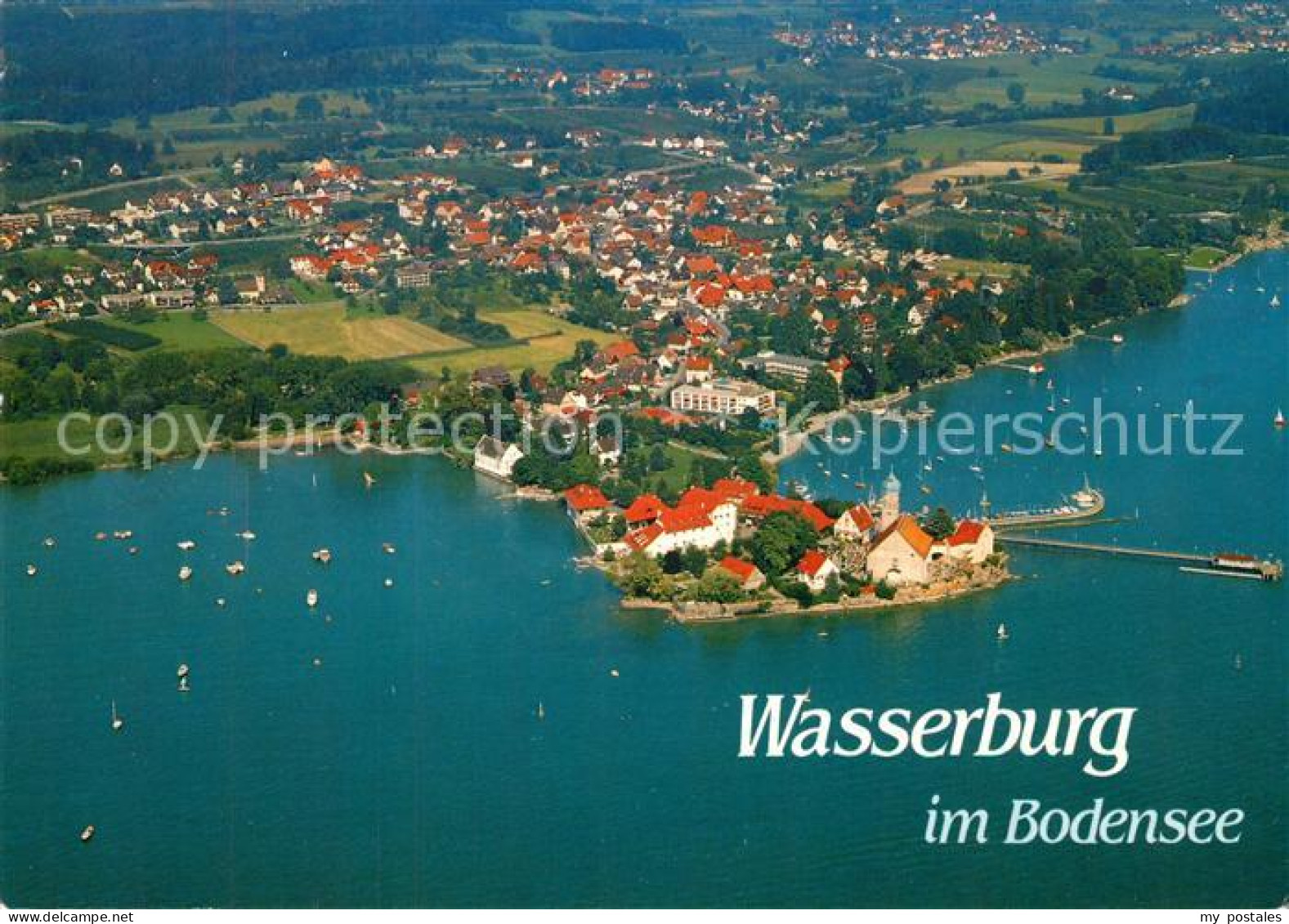 73322889 Wasserburg Bodensee Fliegeraufnahme Wasserburg Bodensee - Wasserburg A. Bodensee