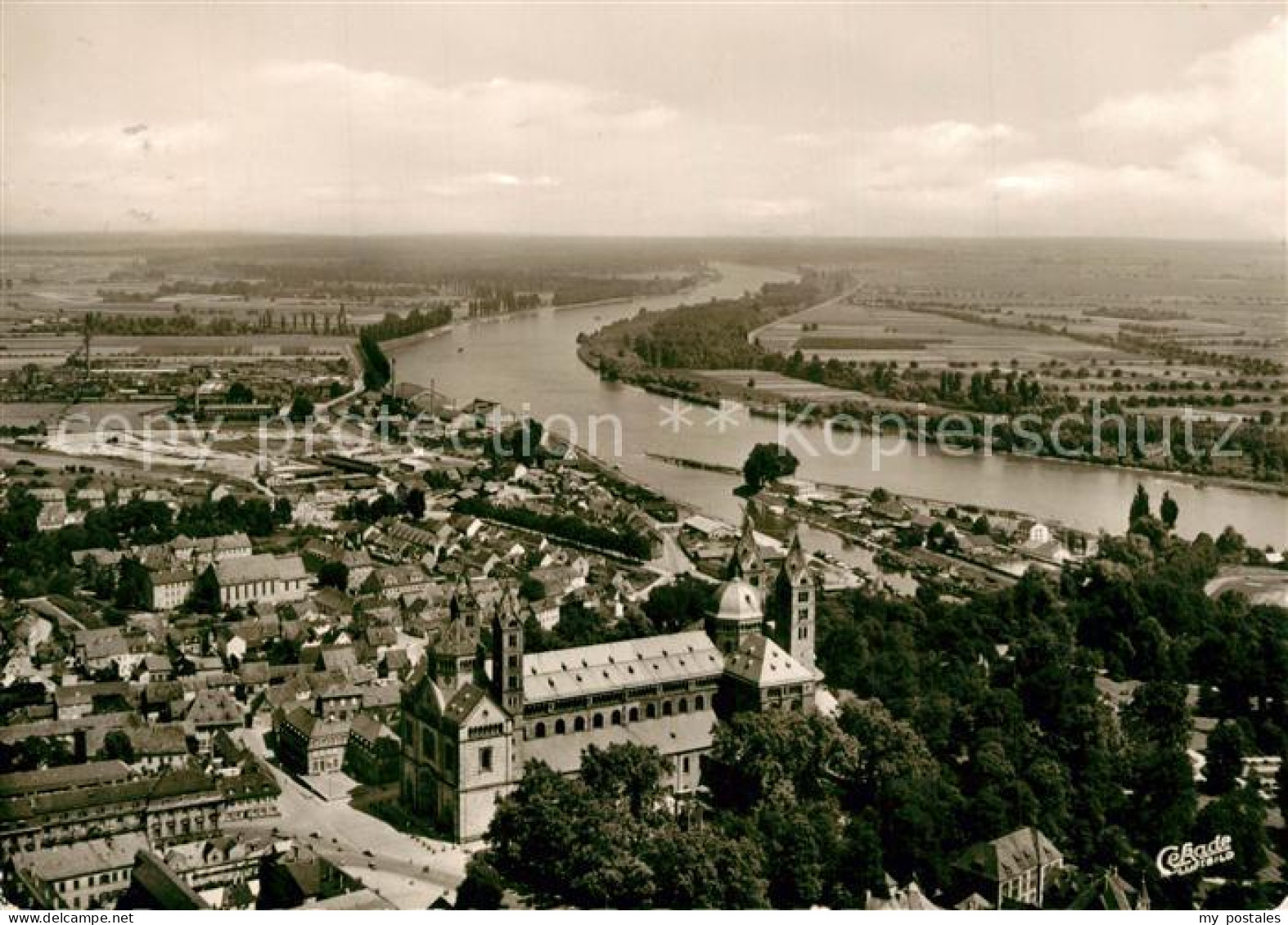 73322386 Speyer Rhein Dom Fliegeraufnahme Speyer Rhein - Speyer