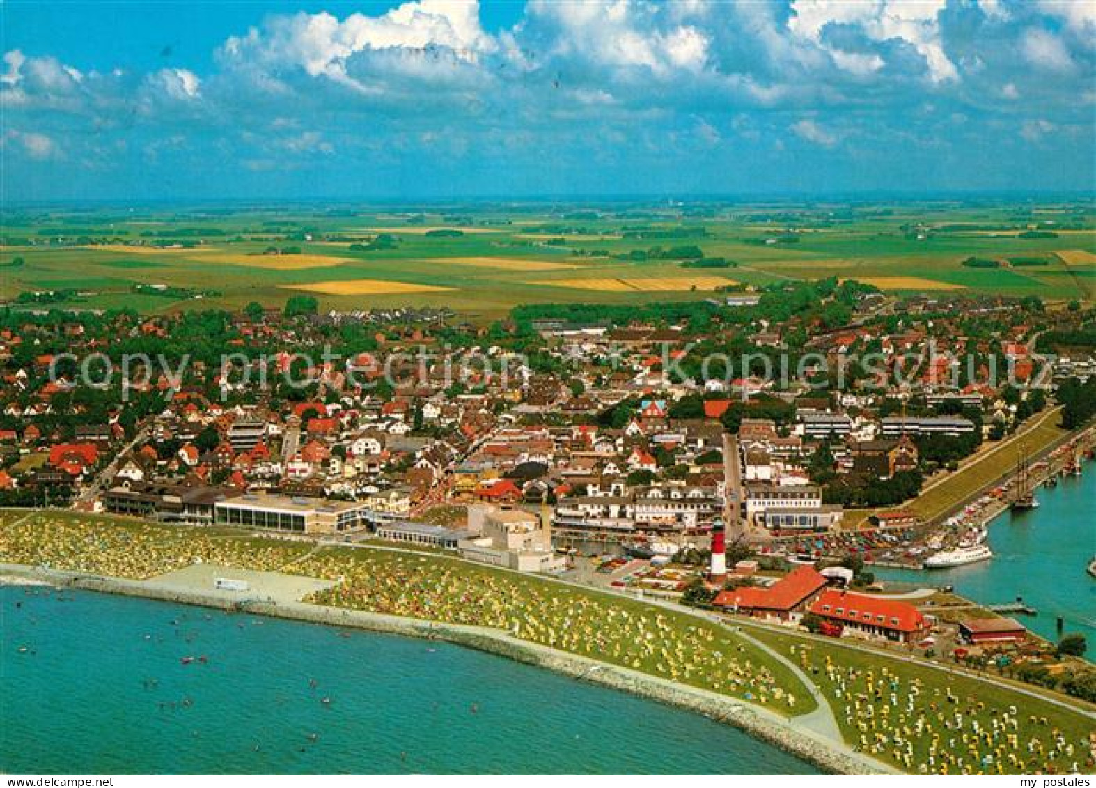 73322240 Buesum Nordseebad Fliegeraufnahme Buesum Nordseebad - Büsum