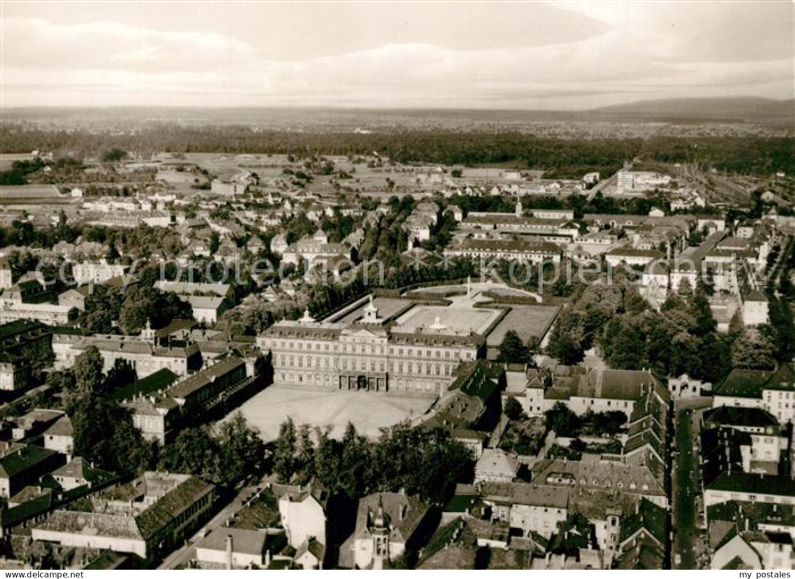 73321692 Rastatt Fliegeraufnahme Mit Schloss Fliegeraufnahme Rastatt - Rastatt