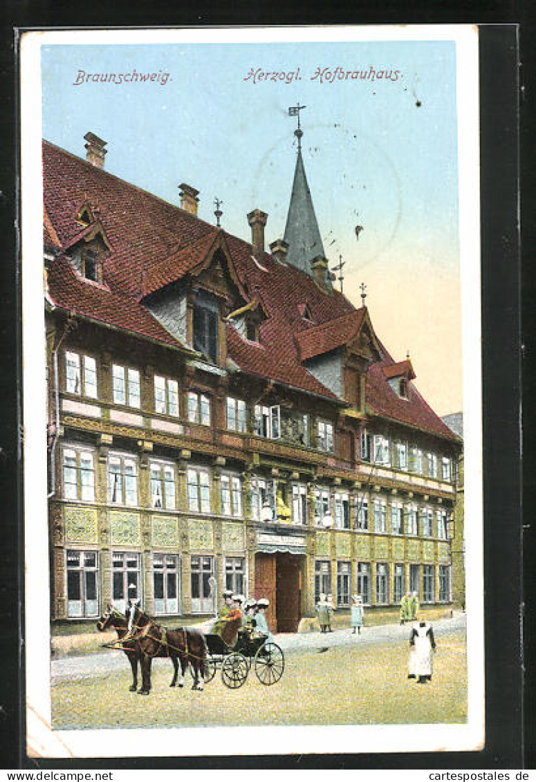 AK Braunschweig, Gasthof Herzogliches Hofbräuhaus  - Braunschweig