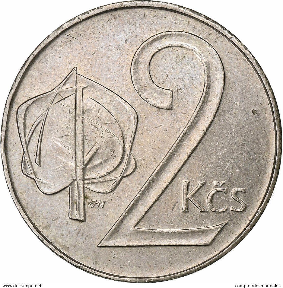 Tchécoslovaquie, 2 Koruny, 1991, Cupro-nickel, TTB+, KM:148 - Tchéquie