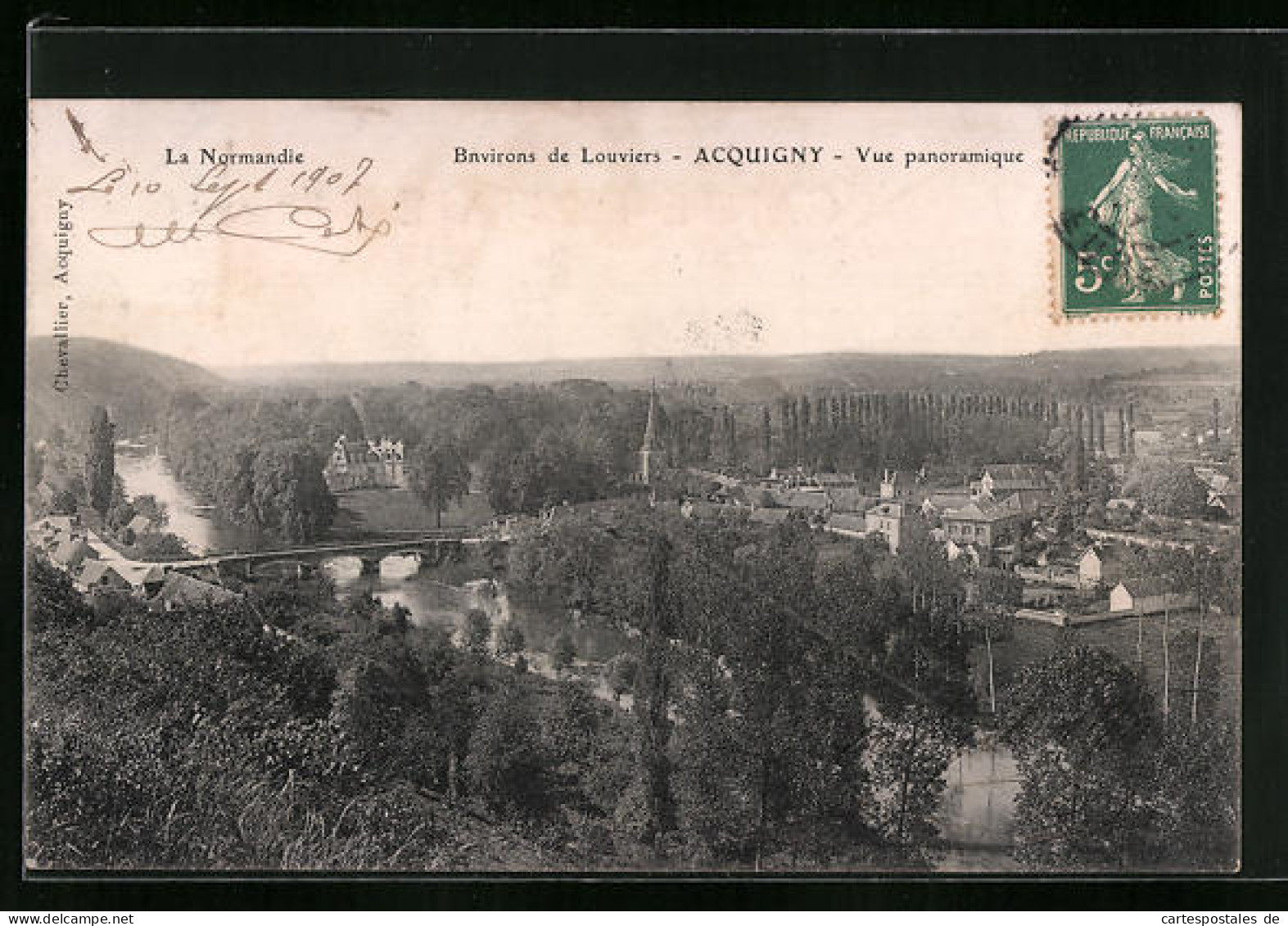 CPA Acquigny, Vue Panoramique  - Acquigny