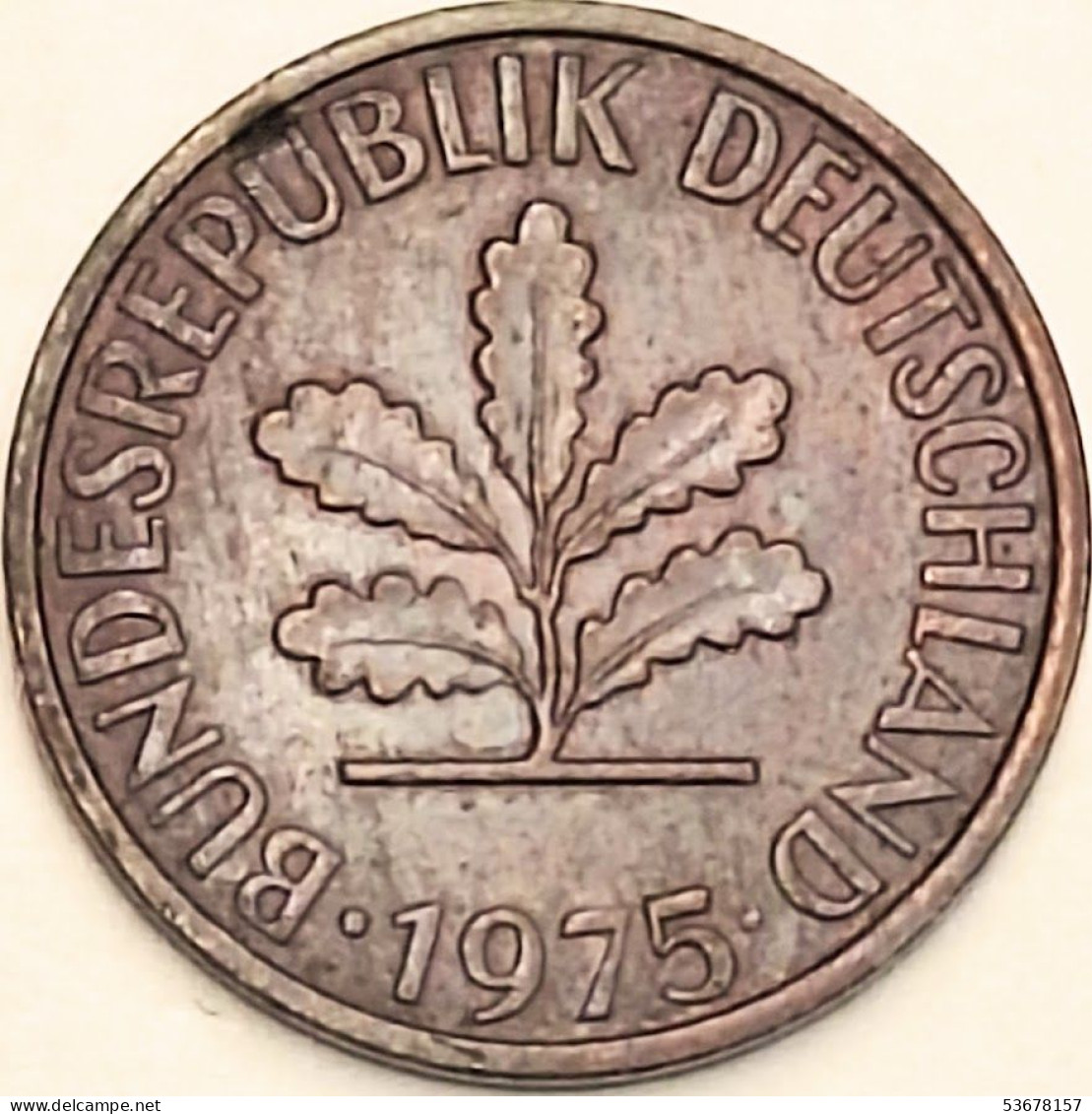 Germany Federal Republic - 2 Pfennig 1975 D, KM# 106a (#4525) - 2 Pfennig