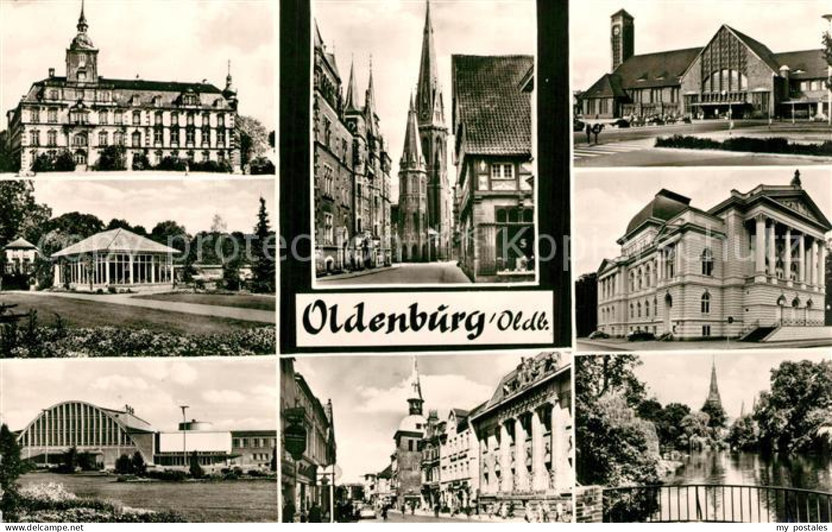 73319352 Oldenburg Niedersachsen Schloss Kirche Bahnhof Park Innenstadt Partie A - Oldenburg