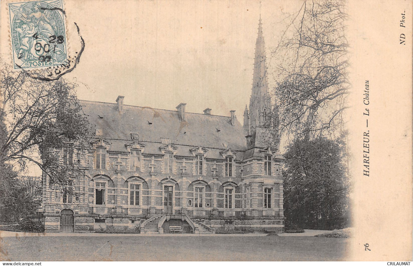 76-HARFLEUR LE CHATEAU-N°LP5127-E/0223 - Harfleur