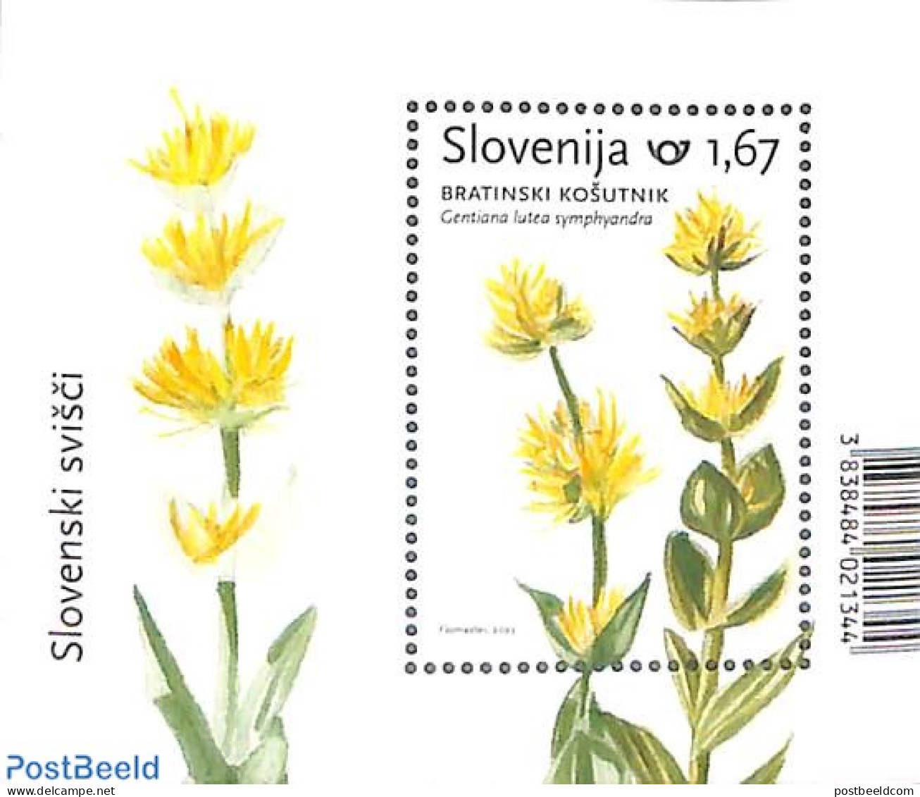 Slovenia 2023 Flora S/s, Mint NH, Nature - Flowers & Plants - Eslovenia