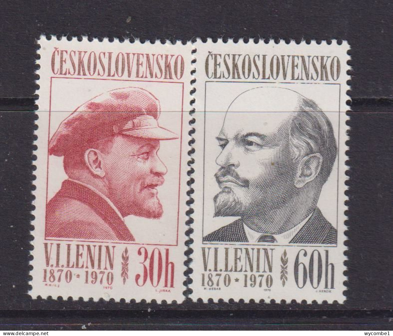 CZECHOSLOVAKIA  - 1970 Lenin Set Never Hinged Mint - Ungebraucht