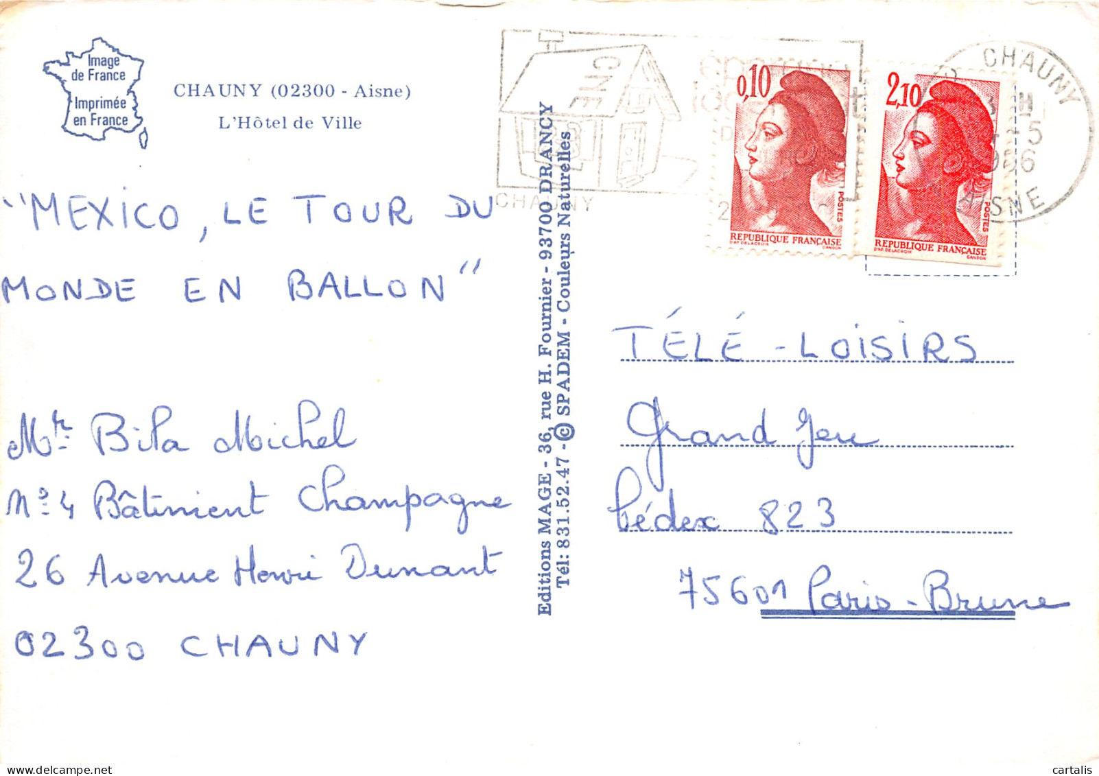 02-CHAUNY-N°C4123-D/0089 - Chauny