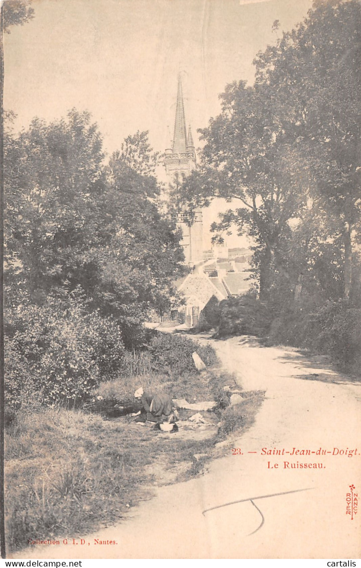 29-SAINT JEAN DU DOIGT-N°C4126-C/0383 - Saint-Jean-du-Doigt