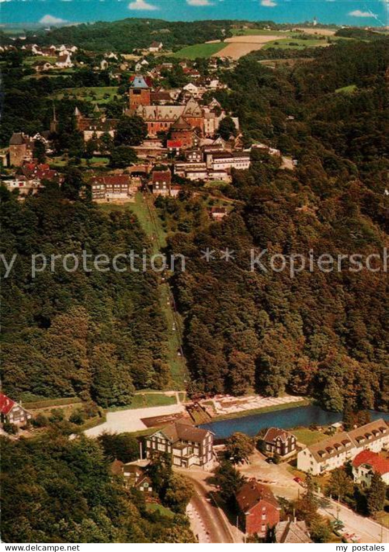 73311780 Burg Wupper Fliegeraufnahme Schloss Burg Mit Seilbahn Unterburg Burg Wu - Solingen