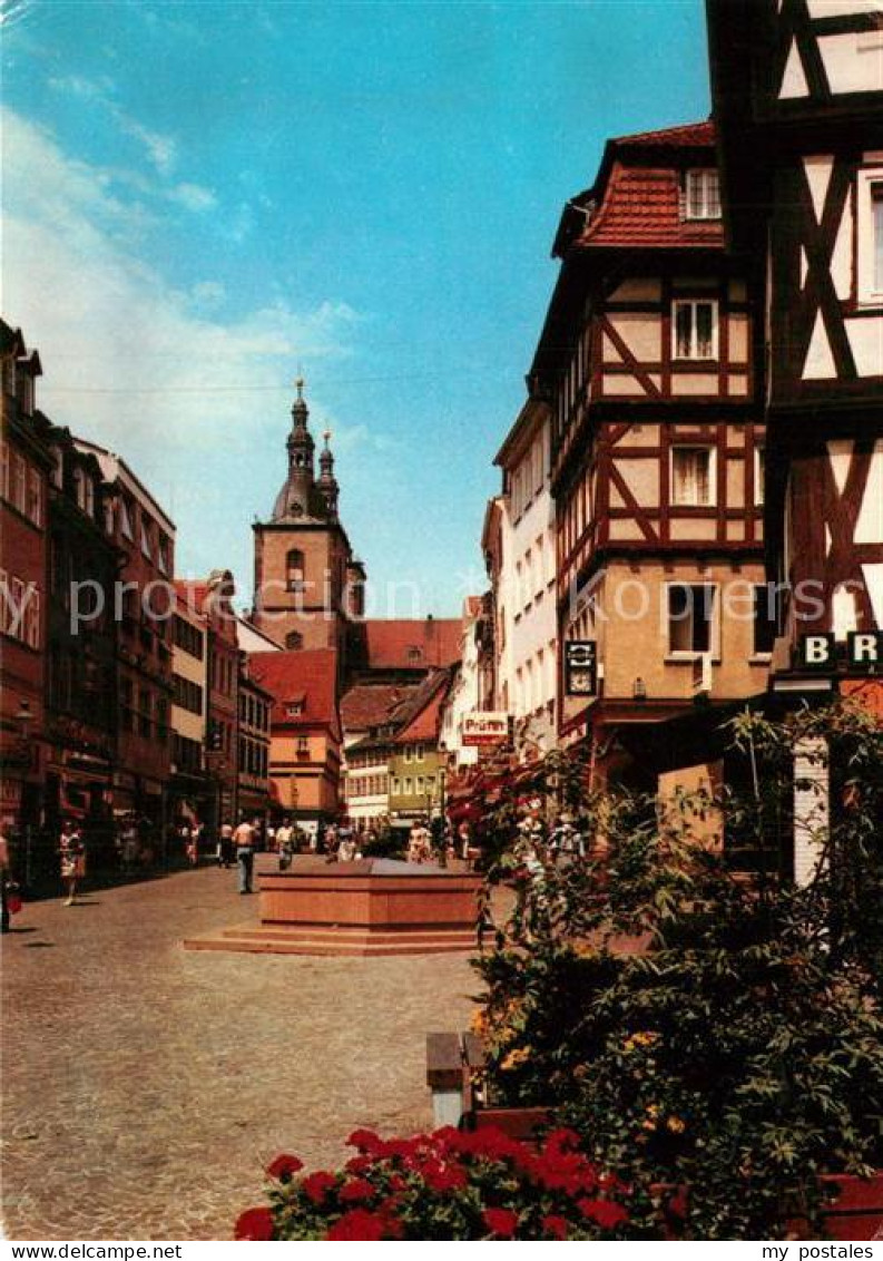 73311422 Fulda Fussgaengerzone Marktstrasse Fulda - Fulda