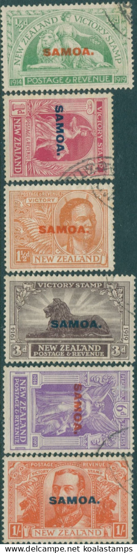 Samoa 1920 SG143-148 Victory Set FU - Samoa (Staat)