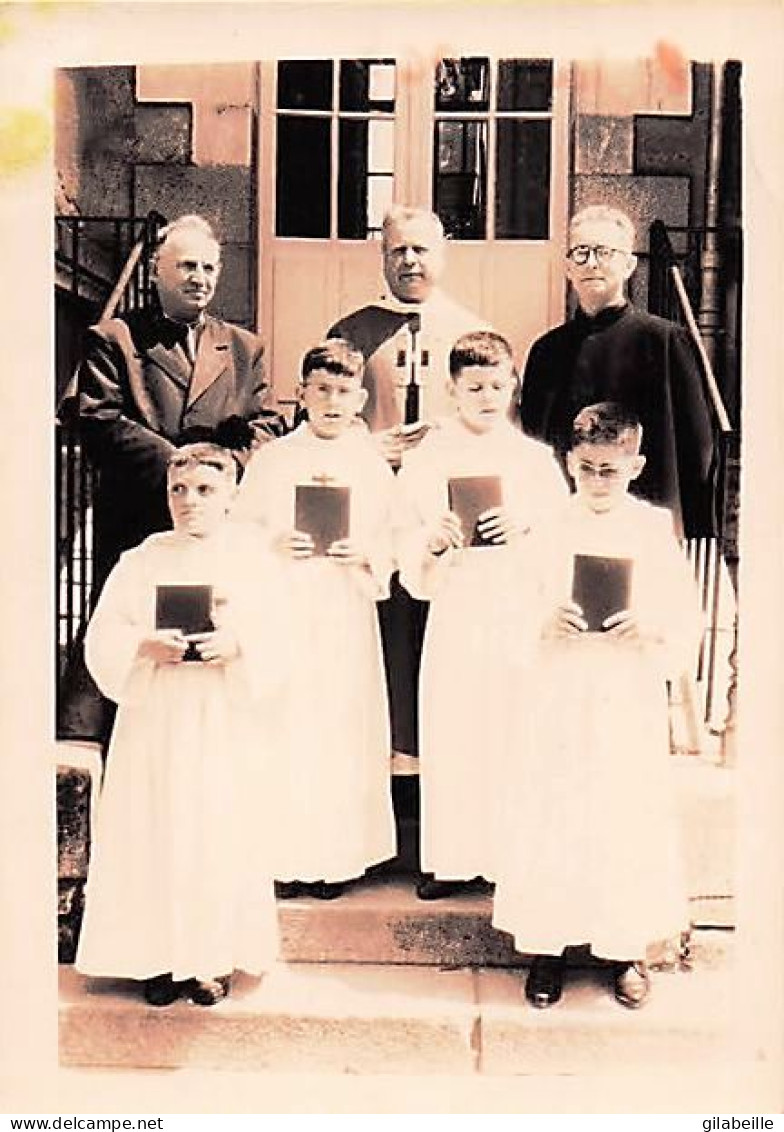 Photo Originale - SCAER  ( 29 - Finistere ) Communion Des Aveugles 1963 - Non Classificati