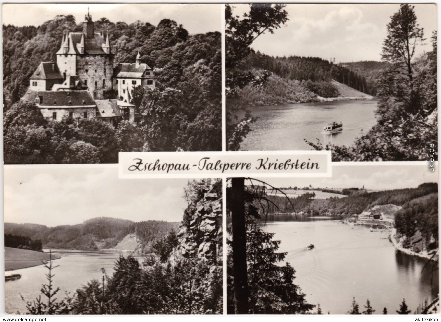 Kriebstein Burg Und Talsperre B Chemnitz Ansichtskarte  (3) 1972 - Mittweida