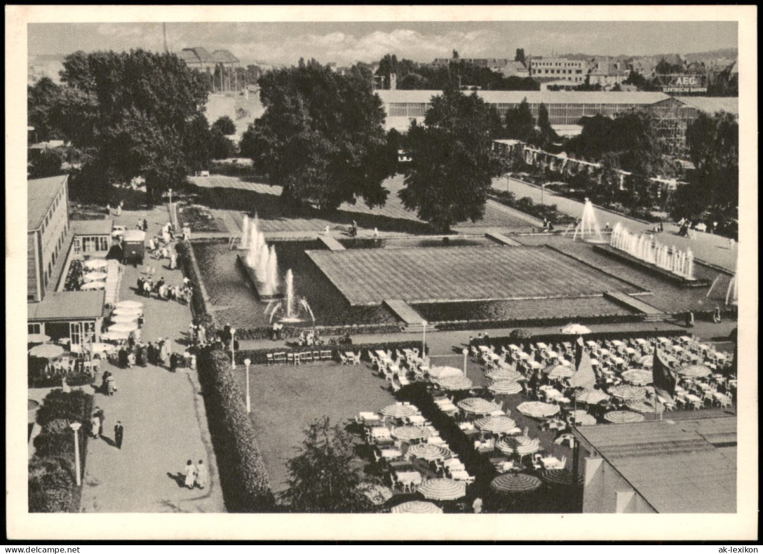 Ansichtskarte Essen (Ruhr) Blick Vom Grugaturm (Aussichtsturm) 1955 - Essen