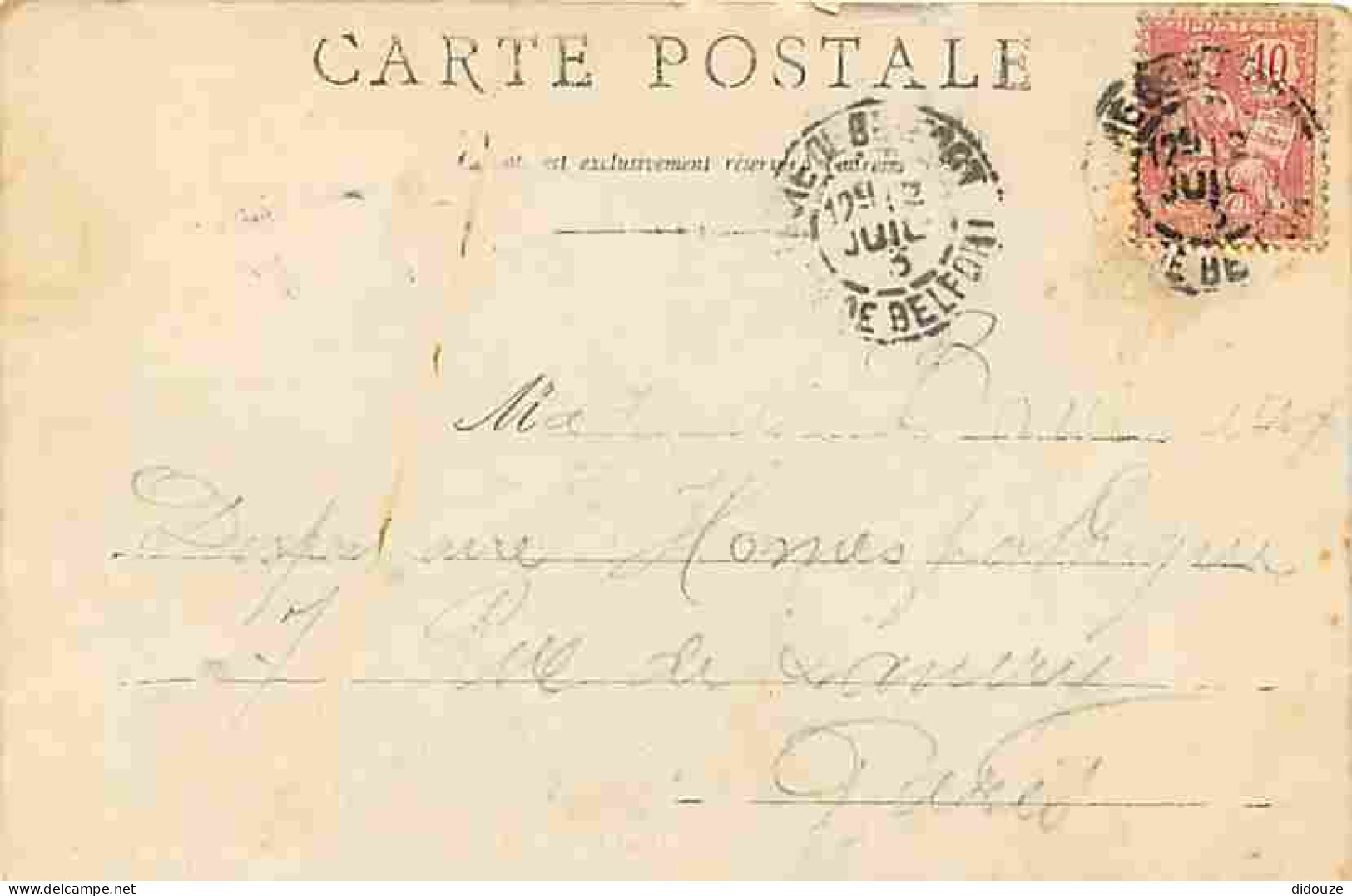 90 - Belfort - Le Lion De Bartholdi Et Le Château - CPA - Voir Scans Recto-Verso - Sonstige & Ohne Zuordnung