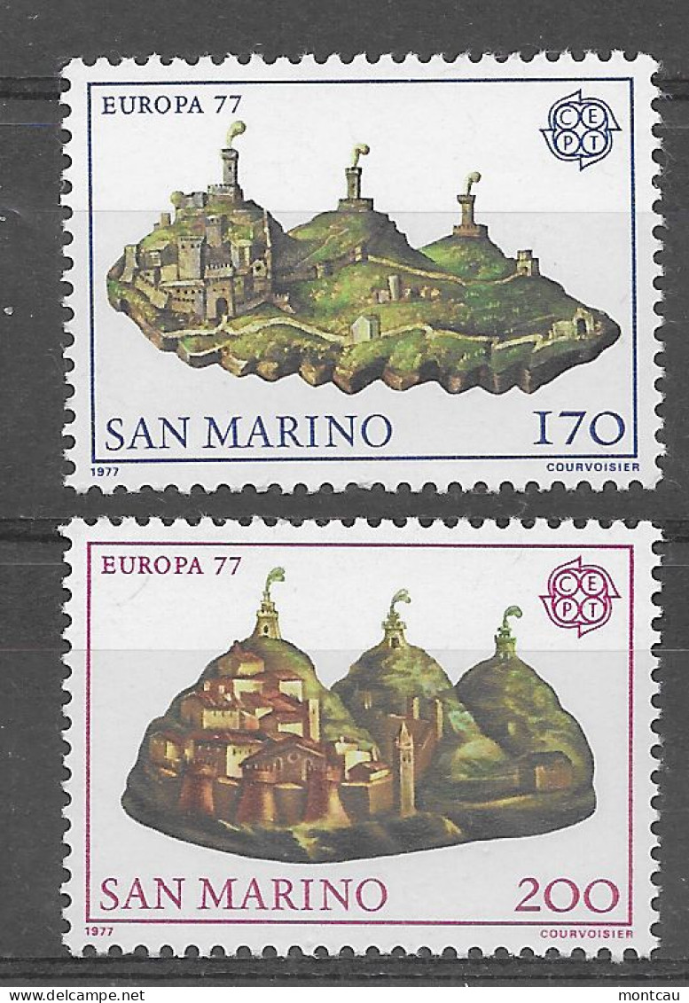 San Marino 1977.  Europa Mi 1131-32  (**) - Ungebraucht