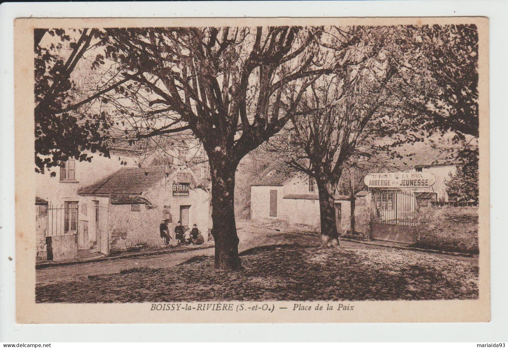 BOISSY LA RIVIERE - ESSONNE - PLACE DE LA PAIX - Boissy-la-Rivière