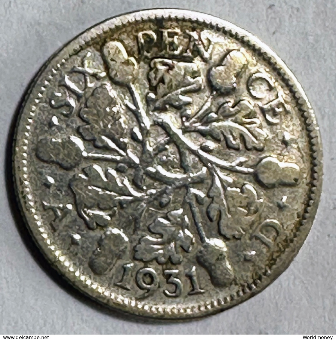 United Kingdom 6 Pence 1931 ((Silver) - H. 6 Pence