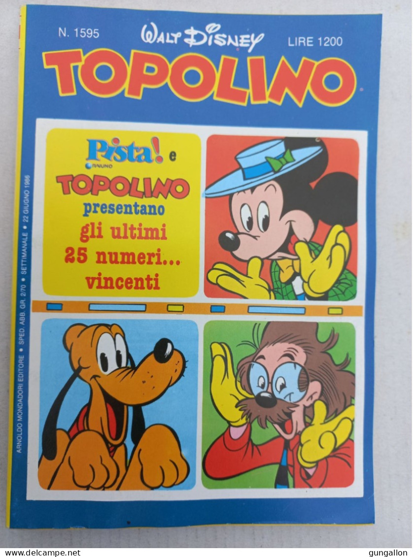 Topolino (Mondadori 1986) N. 1595 - Disney