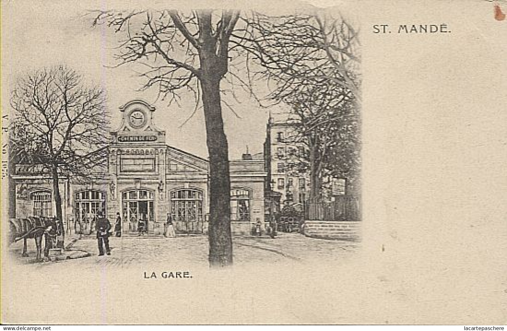 X121749 VAL DE MARNE ST SAINT MANDE LA GARE SANS TRAIN PRECURSEUR AVANT 1904 - Saint Mande