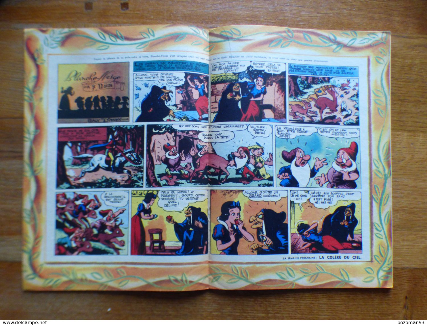 JOURNAL MICKEY BELGE  N° 66  Du 11/01/1952  COVER DONALD + BLANCHE NEIGE - Journal De Mickey