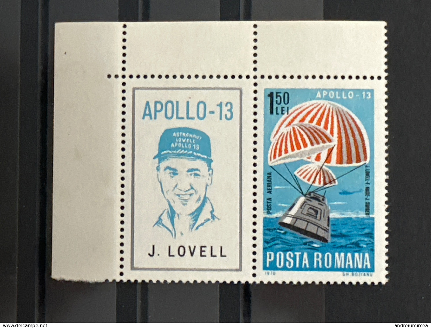 România MNH 1970 Apollo 13 - Europa