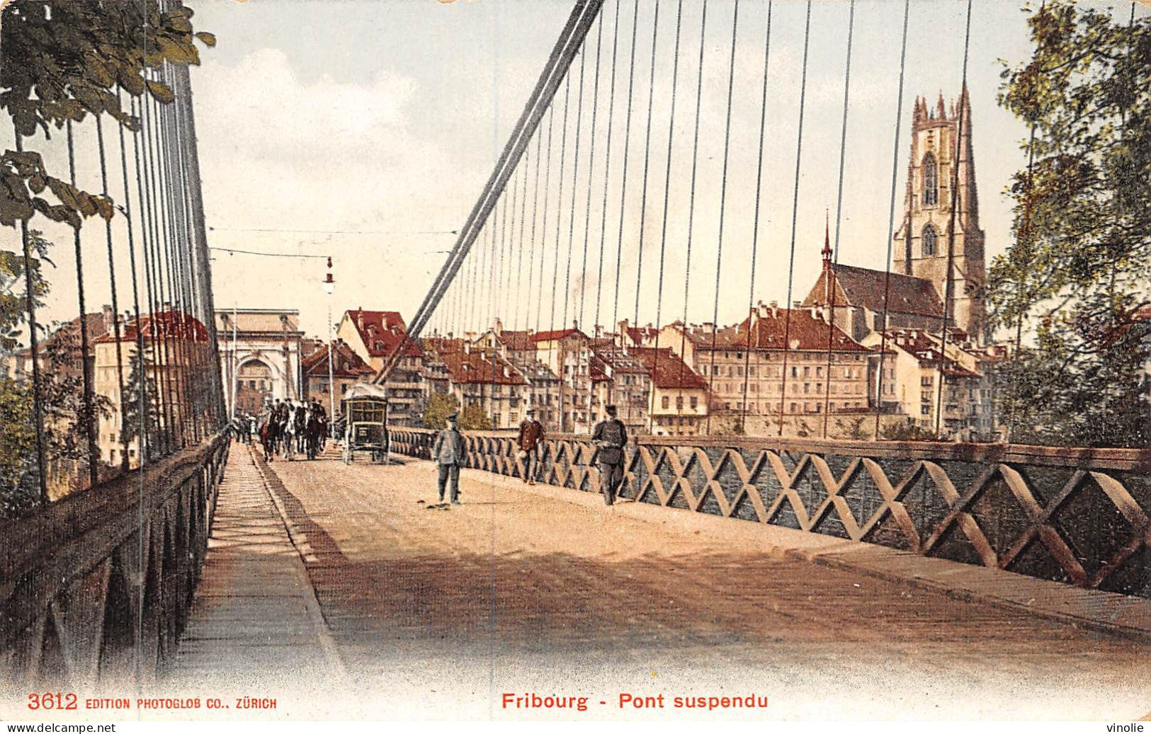 P-24-Mi-Is-648 : FRIBOURG. PONT SUSPENDU - Fribourg