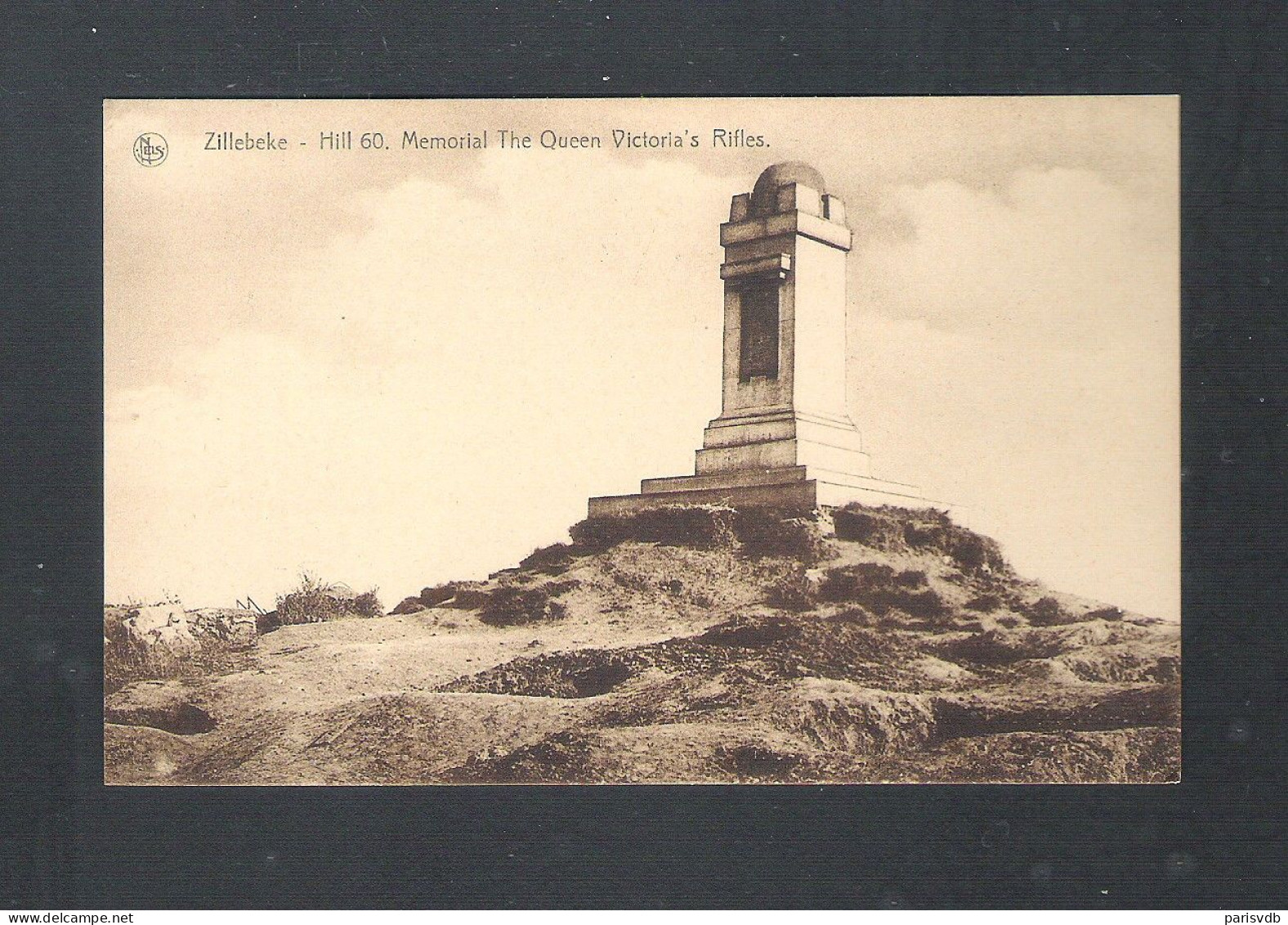 ZILLEBEKE - HILL 60 - MEMORIAL THE QUEEN VICTORIA'S RIFLES - NELS   (15.173) - Ieper