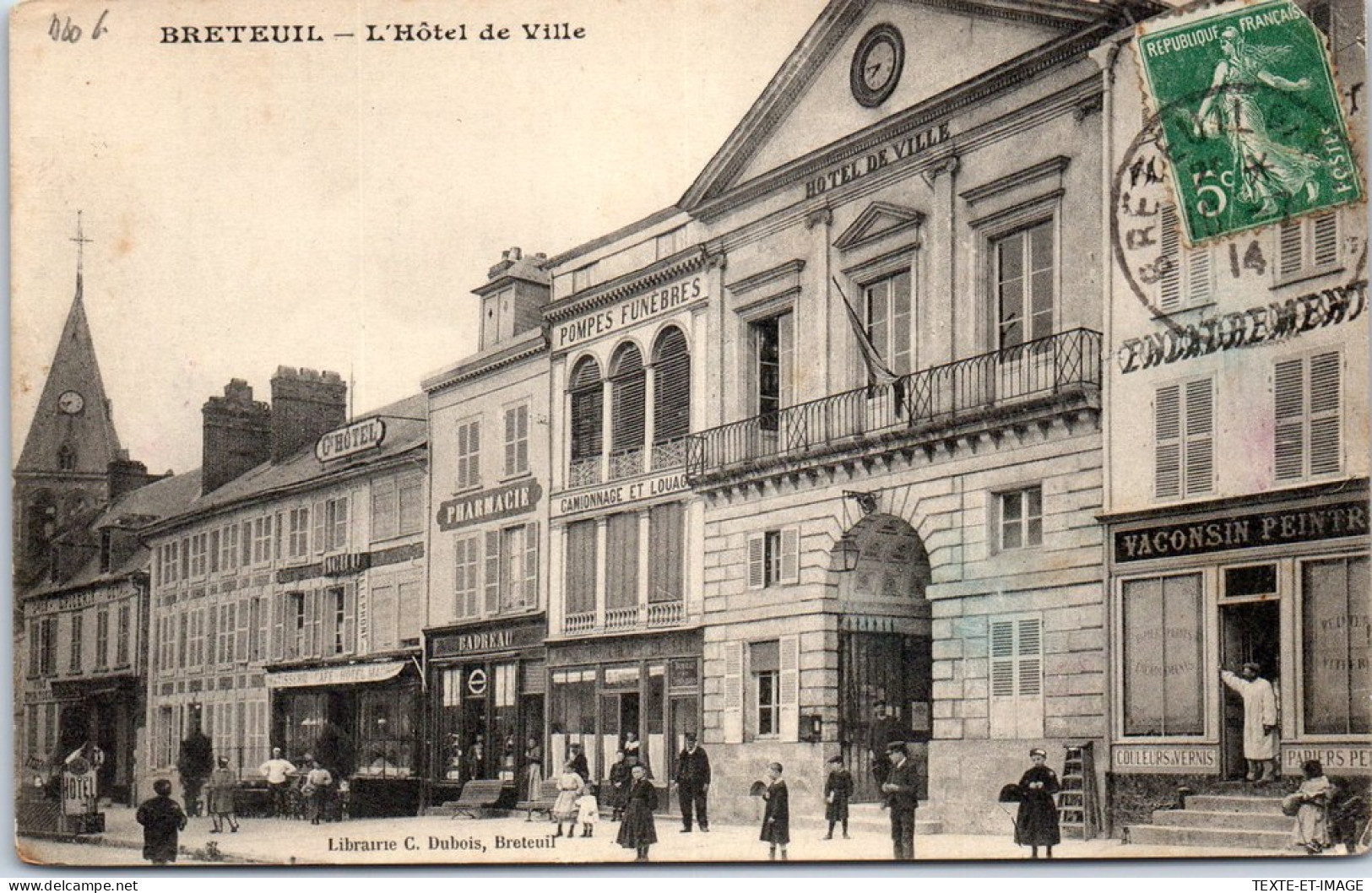 60 BRETEUIL - L'hotel De Ville. - Breteuil