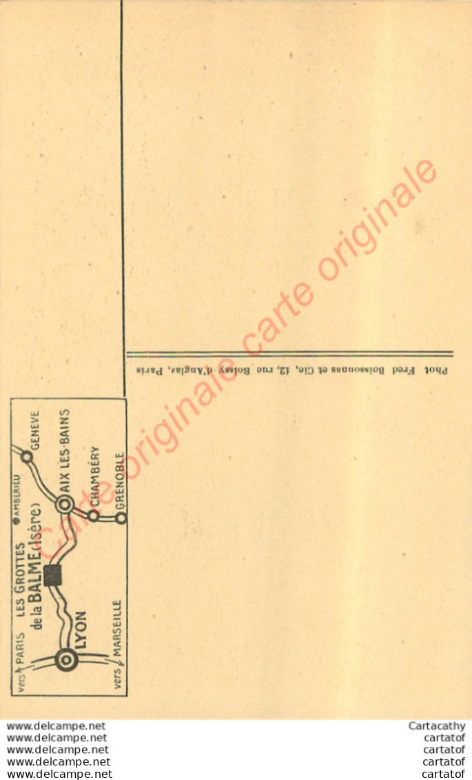 38.  Les Grottes De LA BALME .  Antre De Mandrin . - La Balme-les-Grottes