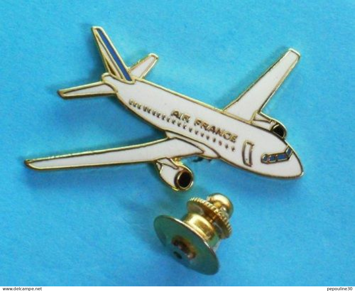 1 PIN'S //   ** AVION / AIRBUS A320-200 / AIR FRANCE ** . (©Tablo Paris) - Airplanes