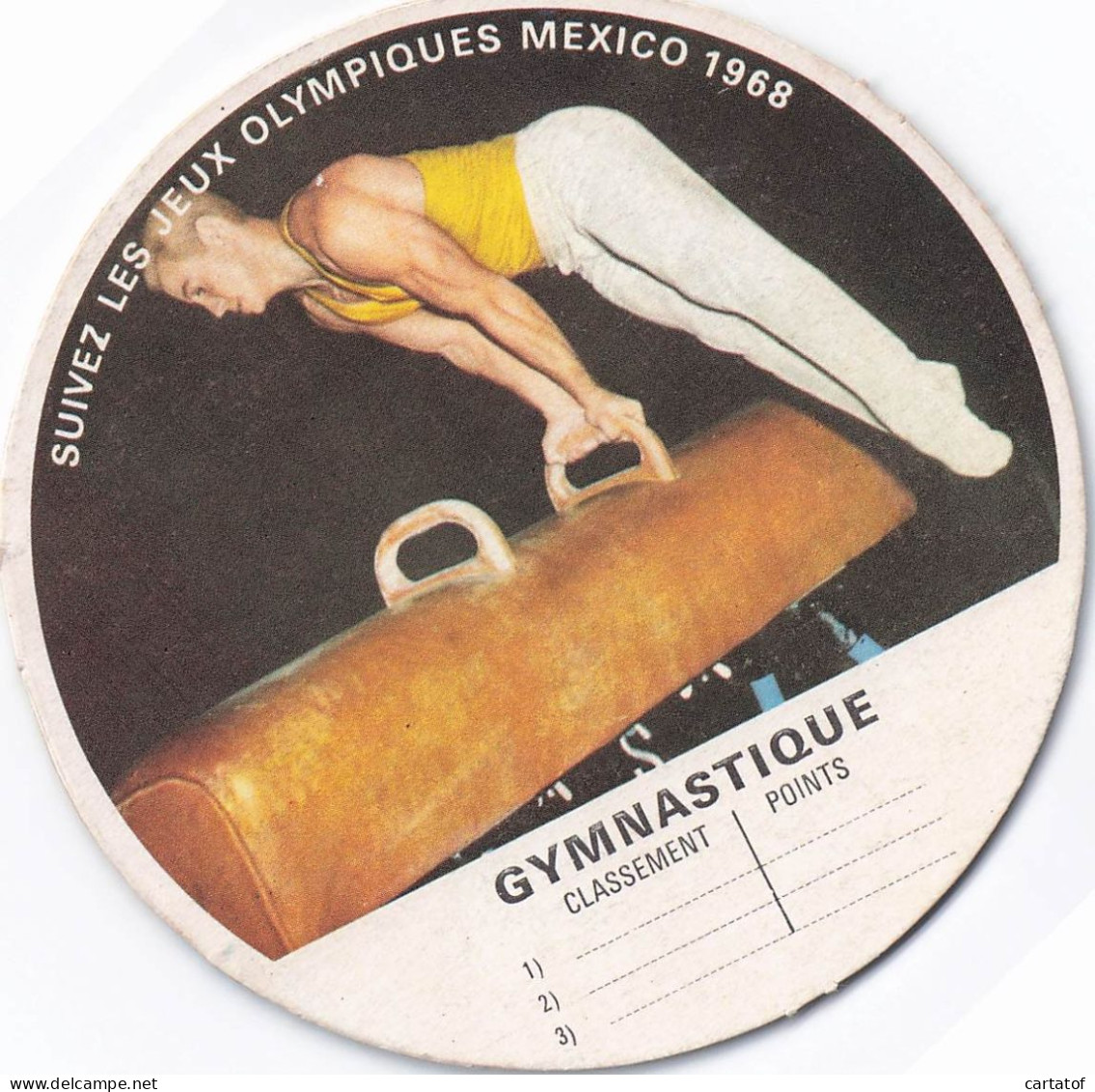 JEUX OLYMPIQUE MEXICO 1968 . La Gymnastique - Cartes D'hotel