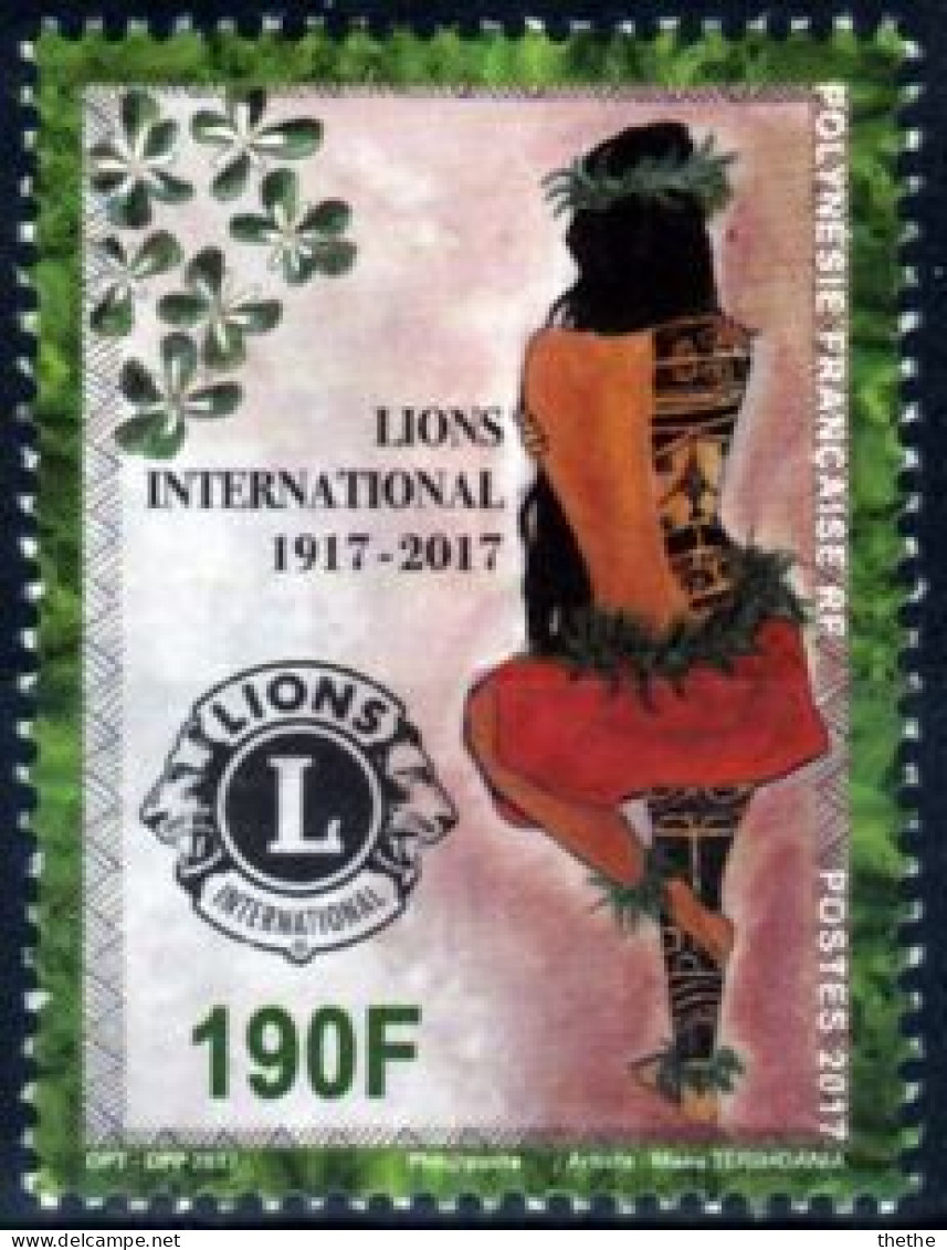 POLYNESIE - Centenaire Du Lions International - Unused Stamps