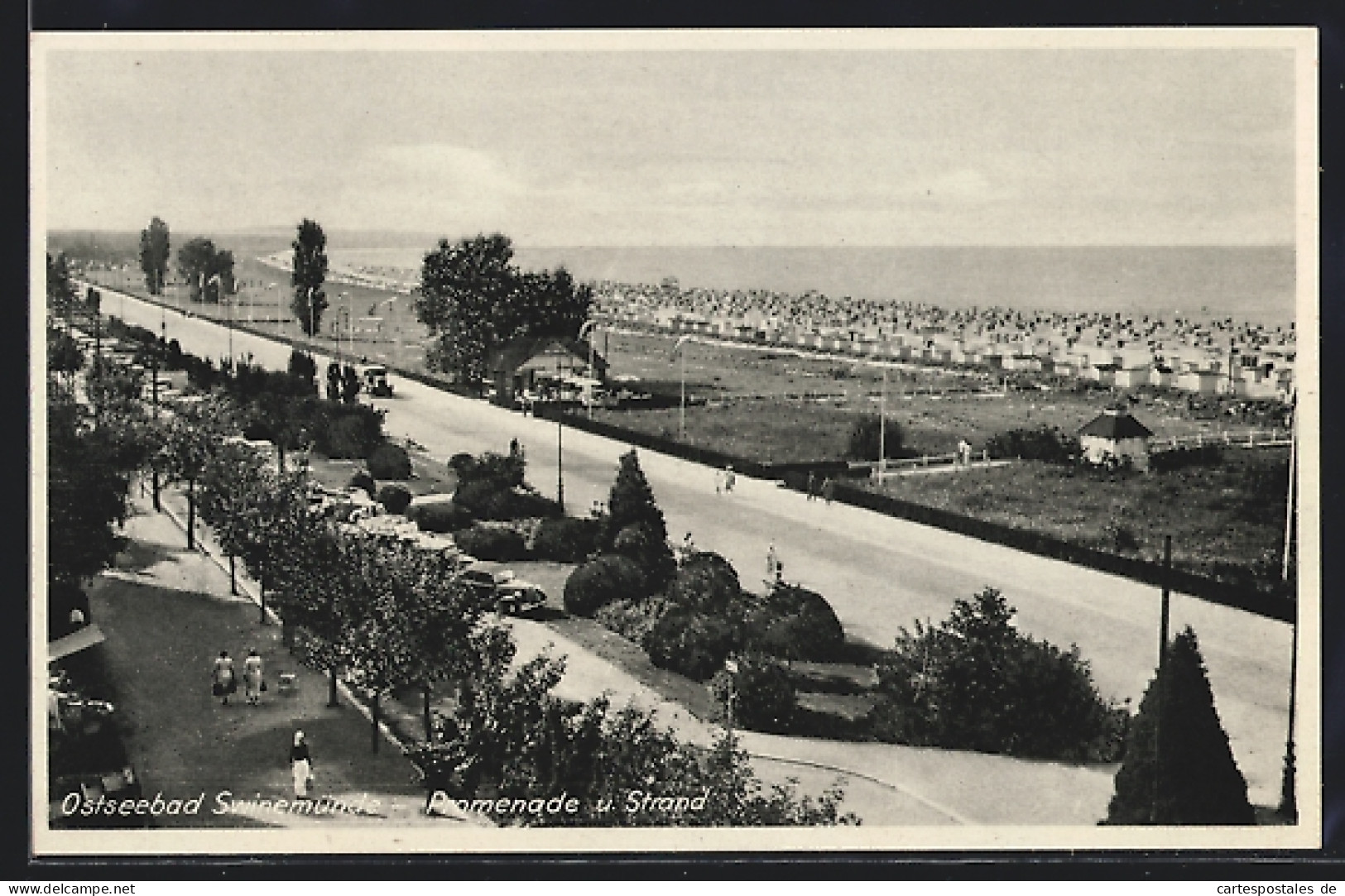 AK Swinemünde, Ostseebad, Promenade Und Strand  - Pommern