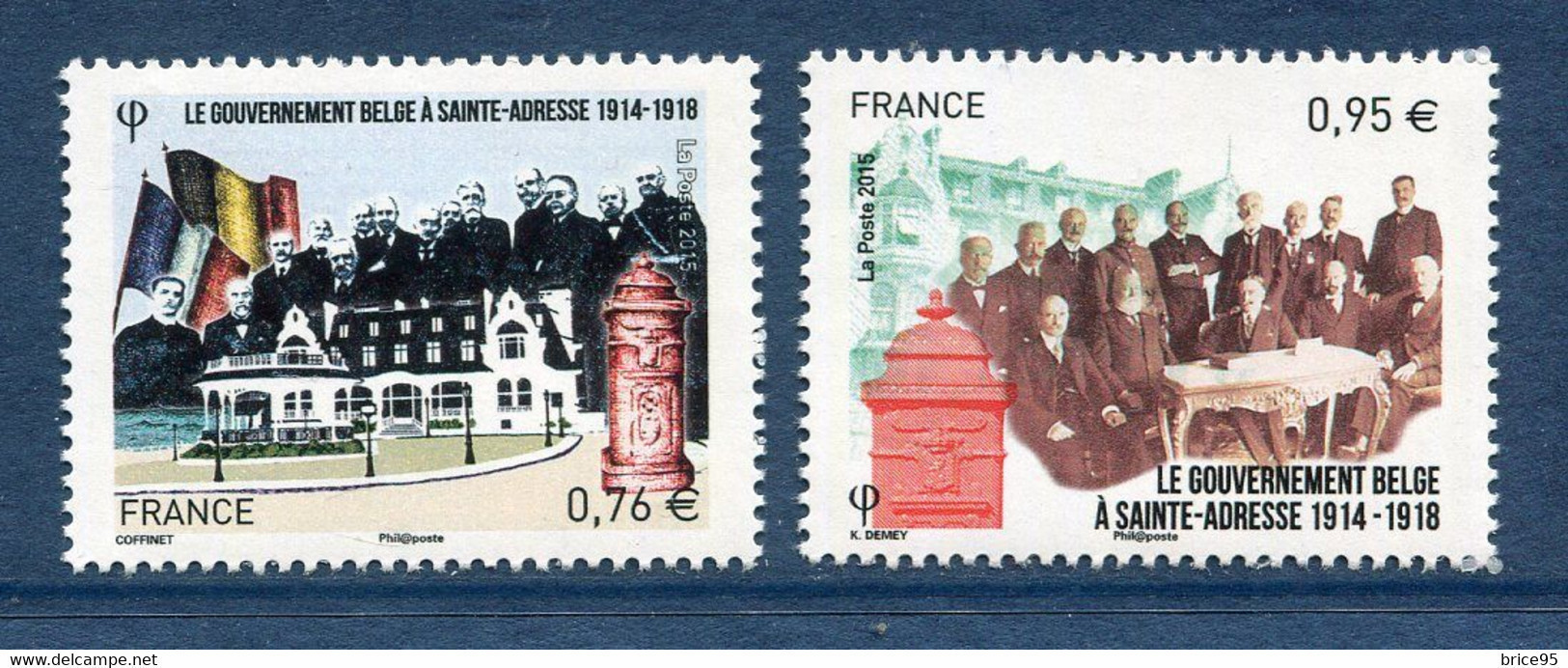 France - Yt N° 4933 Et 4934 ** - Neuf Sans Charnière - 2015 - Unused Stamps