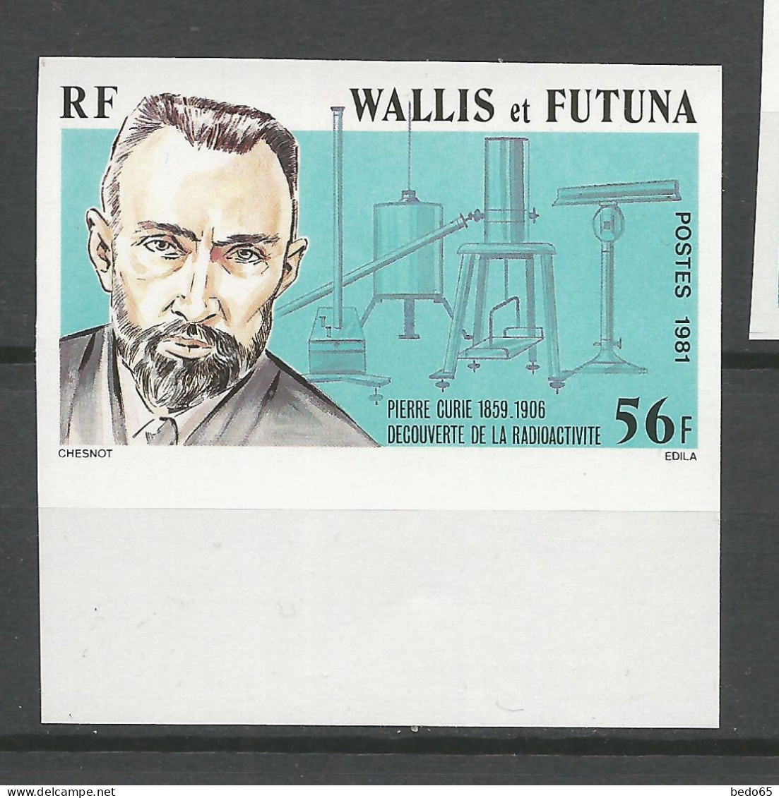 WALLIS-ET-FUTUNA  N° 266 Non Dentelé  NEUF** LUXE SANS CHARNIERE NI TRACE / Hingeless  / MNH - Non Dentelés, épreuves & Variétés