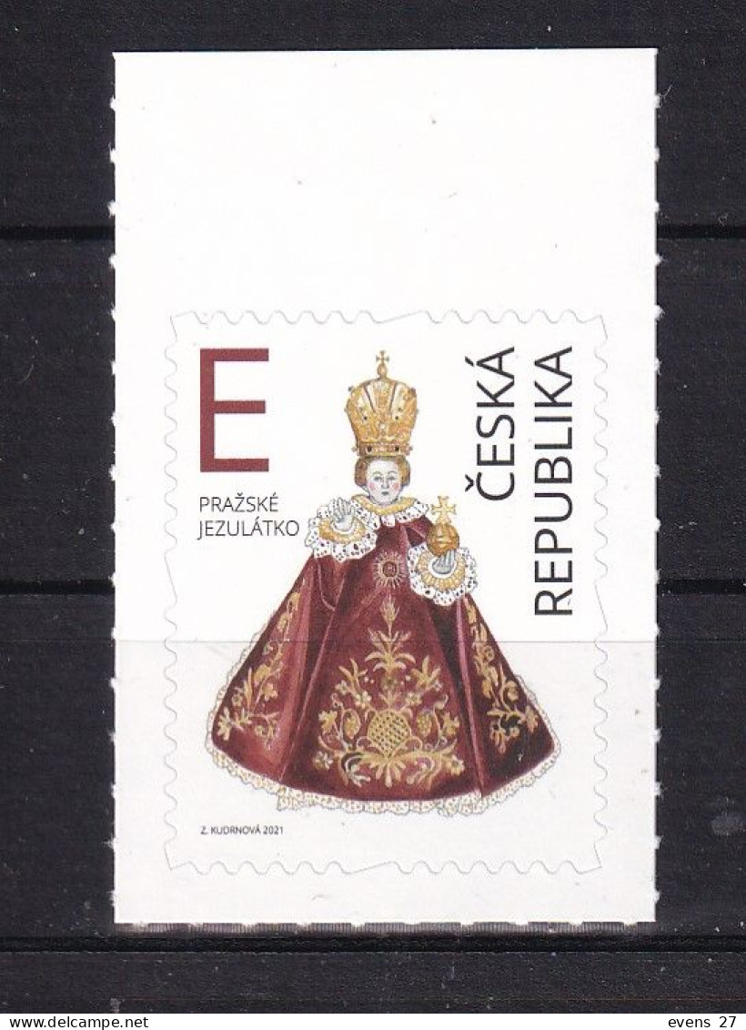 CZECH REPUBLIC-2021-INFANT JESUS -SELF ADHESIVE.-MNH. - Ungebraucht