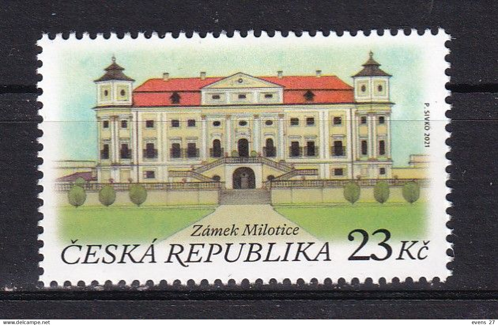 CZECH REPUBLIC-2021-ZAMEK MOLITICE CHATEAU.-MNH. - Unused Stamps