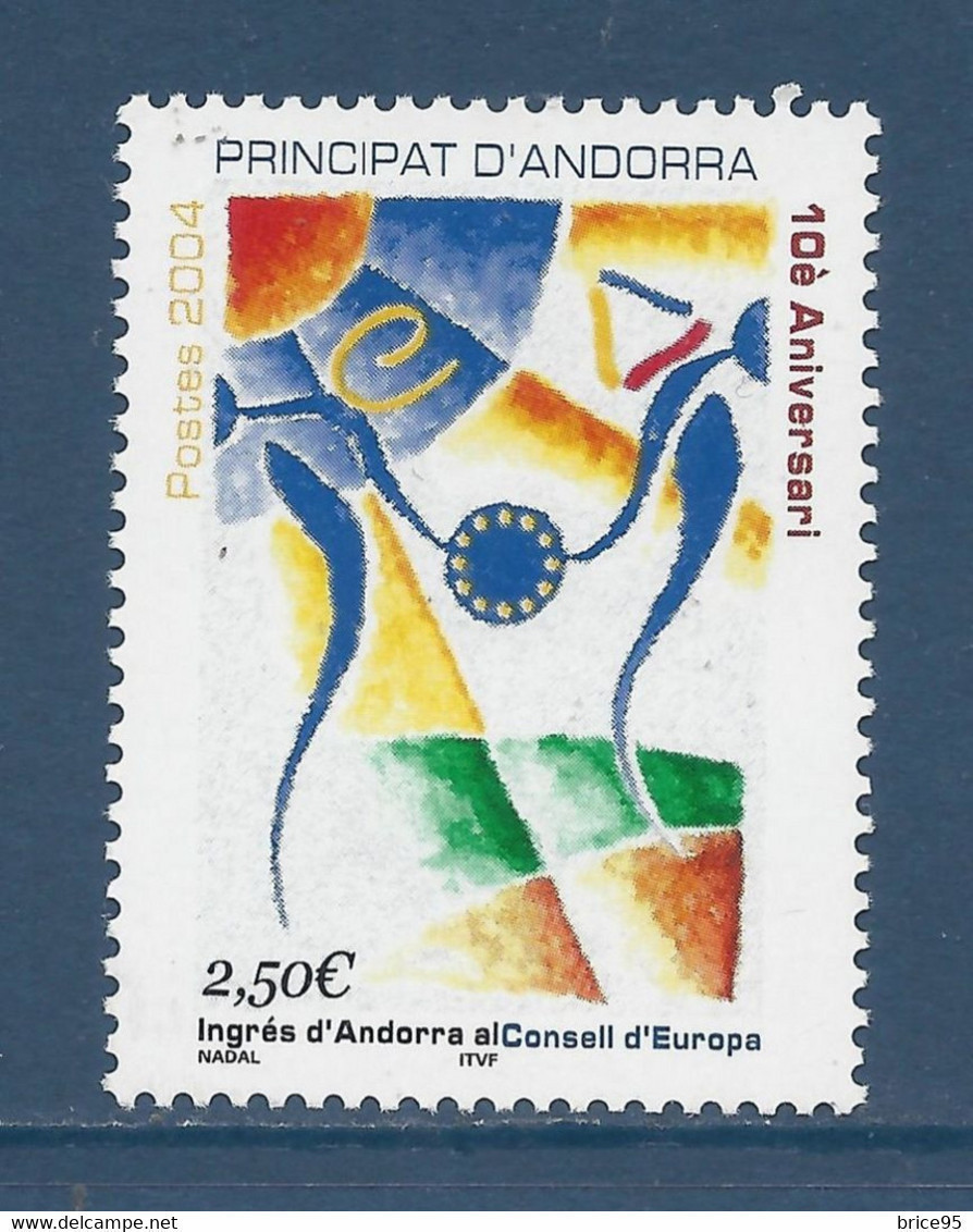 Andorre Français - YT N° 602 ** - Neuf Sans Charnière - 2004 - Unused Stamps